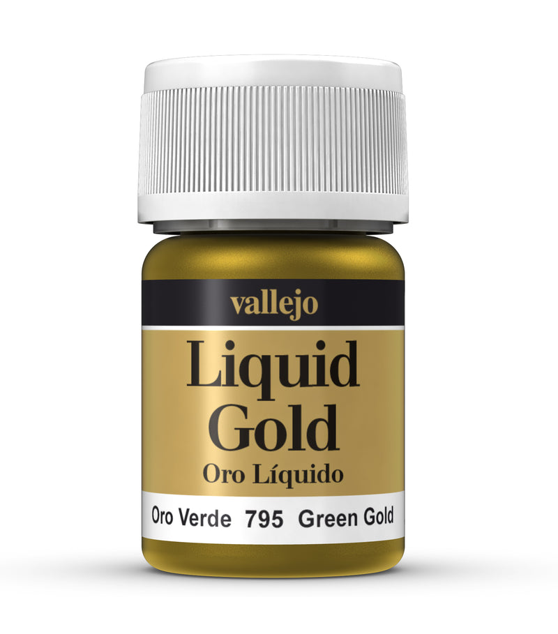Vallejo Liquid Gold: Green Gold-Paint-Ashdown Gaming