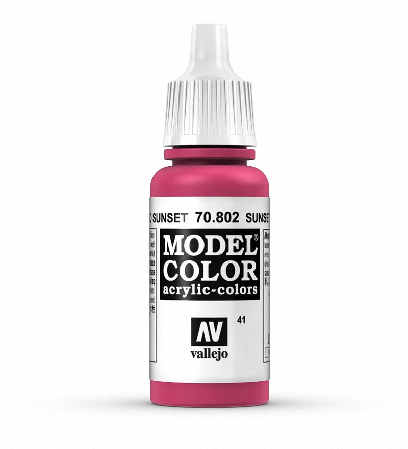 Vallejo Model Color: Sunset Red-Paint-Ashdown Gaming