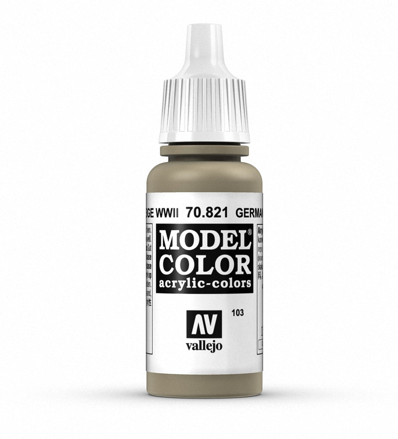 Vallejo Model Color: German Camouflage Beige WWII-Paint-Ashdown Gaming