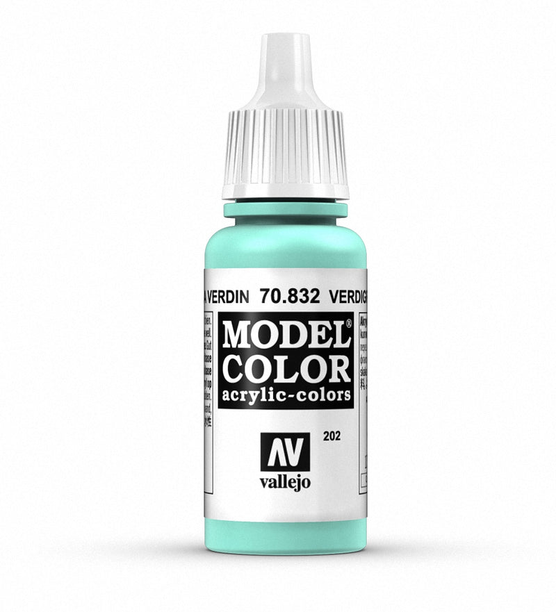 Vallejo Model Color: Verdigris Glaze-Paint-Ashdown Gaming