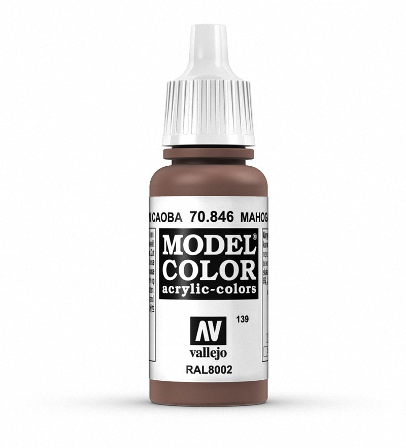 Vallejo Model Color: Mahogany Brown-Paint-Ashdown Gaming
