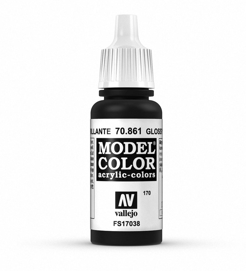 Vallejo Model Color: Glossy Black-Paint-Ashdown Gaming