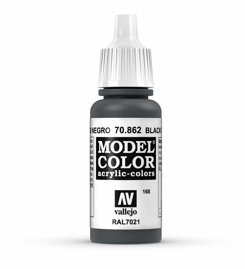 Vallejo Model Color: Black Grey-Paint-Ashdown Gaming