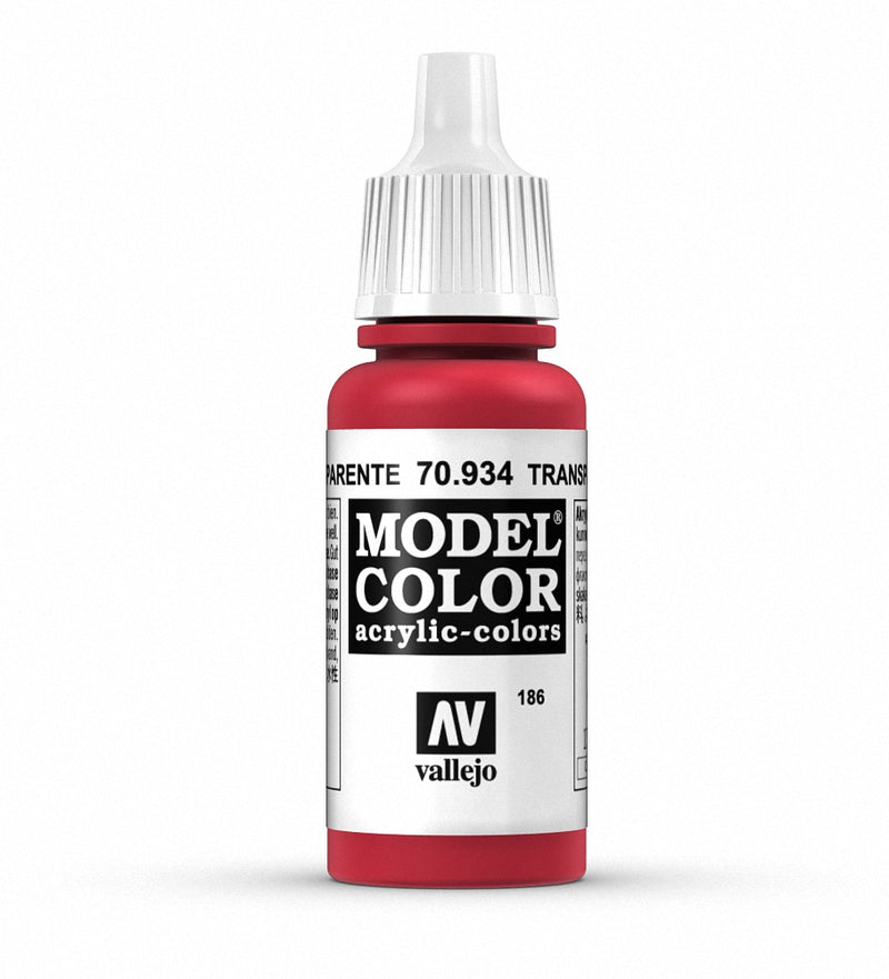 Vallejo Model Color: Transparent Red-Paint-Ashdown Gaming