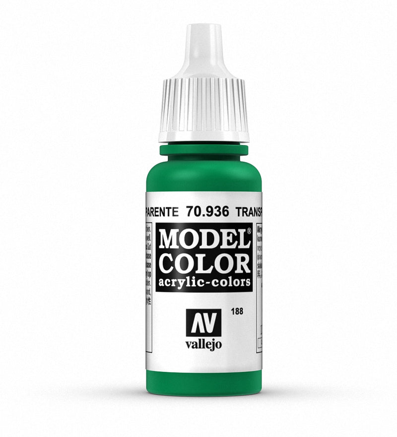 Vallejo Model Color: Transparent Green-Paint-Ashdown Gaming