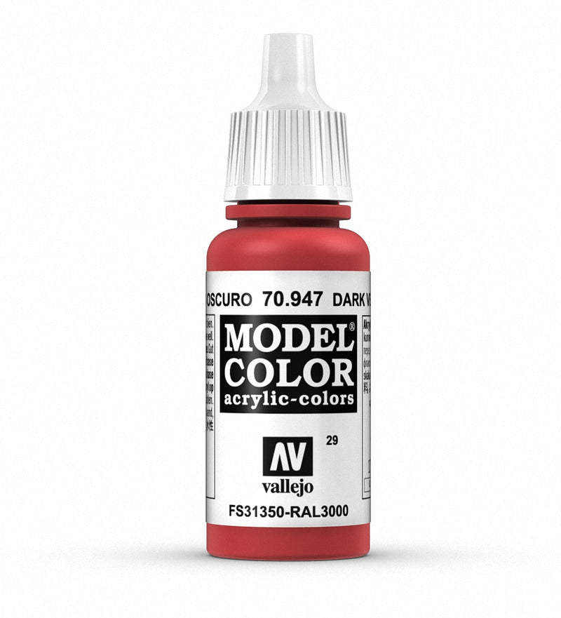 Vallejo Model Color: Dark Vermilion-Paint-Ashdown Gaming