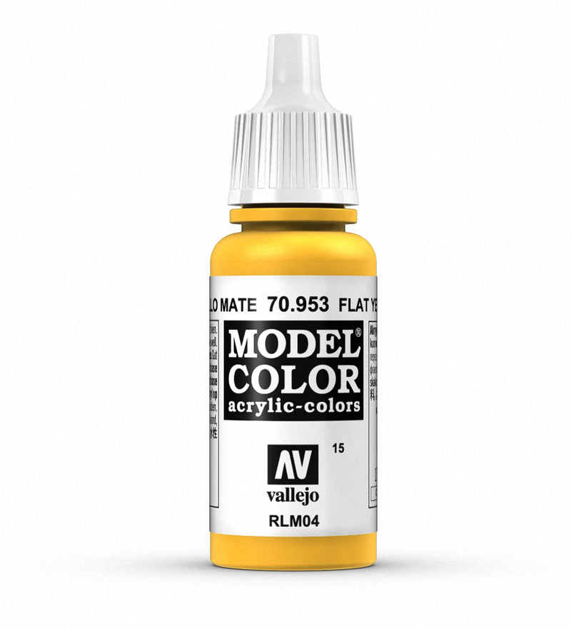 Vallejo Model Color: Flat Yellow-Paint-Ashdown Gaming