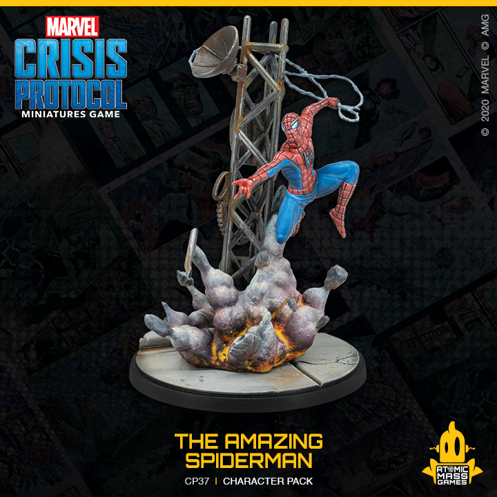 Marvel Crisis Protocol: Amazing Spider-Man and Black Cat-Box Set-Ashdown Gaming