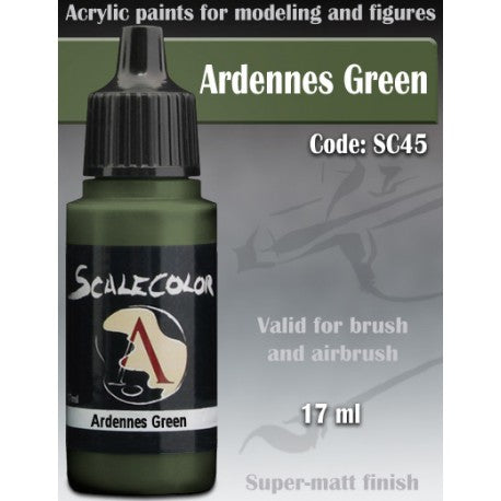 Scalecolor - Ardennes Green-Art & Craft Paint-Ashdown Gaming