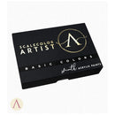 Scalecolor - Artist Range: Basic Colours Paint Set-Art & Craft Paint-Ashdown Gaming