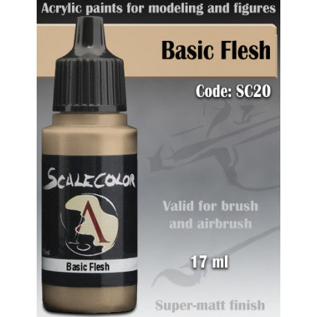 Scalecolor - Basic Flesh-Art & Craft Paint-Ashdown Gaming