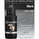Scalecolor - Black-Art & Craft Paint-Ashdown Gaming