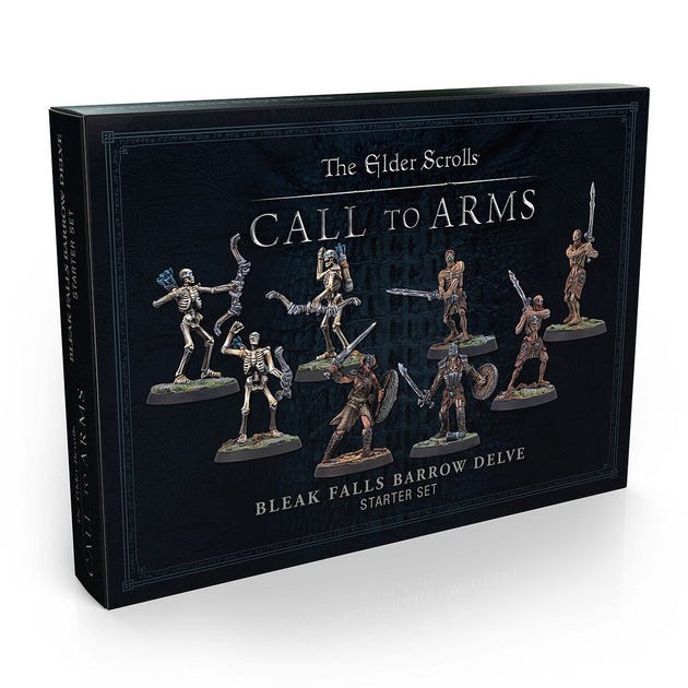 The Elder Scrolls: Call to Arms: Bleak Falls Barrow Delve Set - Plastic-Boxed Set-Ashdown Gaming