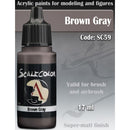 Scalecolor - Brown Grey-Art & Craft Paint-Ashdown Gaming