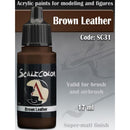 Scalecolor - Brown Leather-Art & Craft Paint-Ashdown Gaming