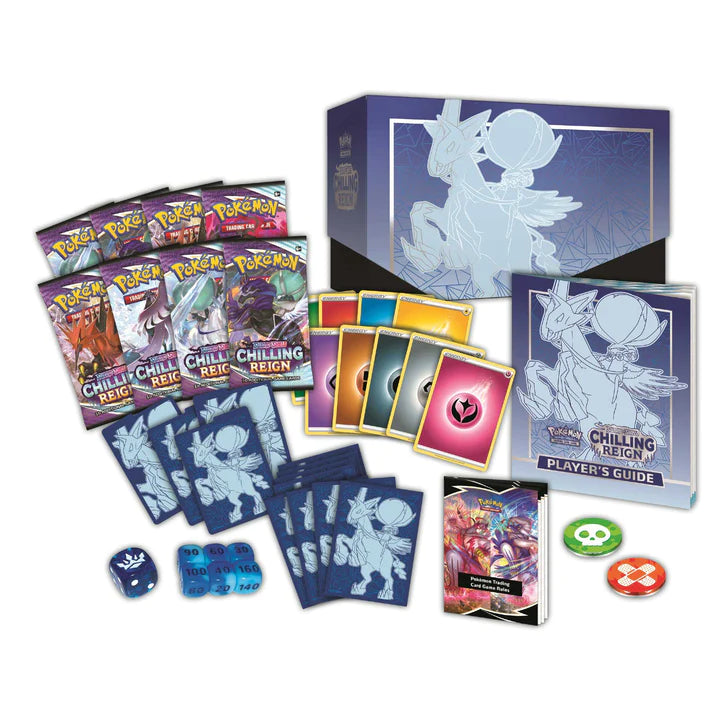 Pokémon TCG: Sword and Shield 6 Chilling Reign - Elite Trainer Box-Collectible Trading Cards-Ashdown Gaming