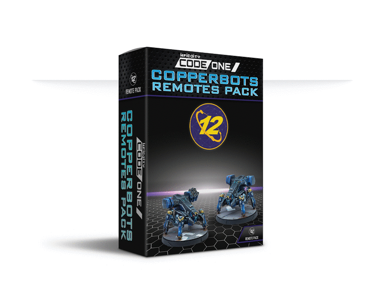Infinity CodeOne: Copperbots Remotes Pack-Boxed Set-Ashdown Gaming