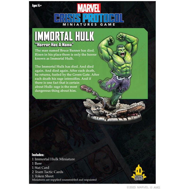 Marvel Crisis Protocol: The Immortal Hulk-Unit-Ashdown Gaming