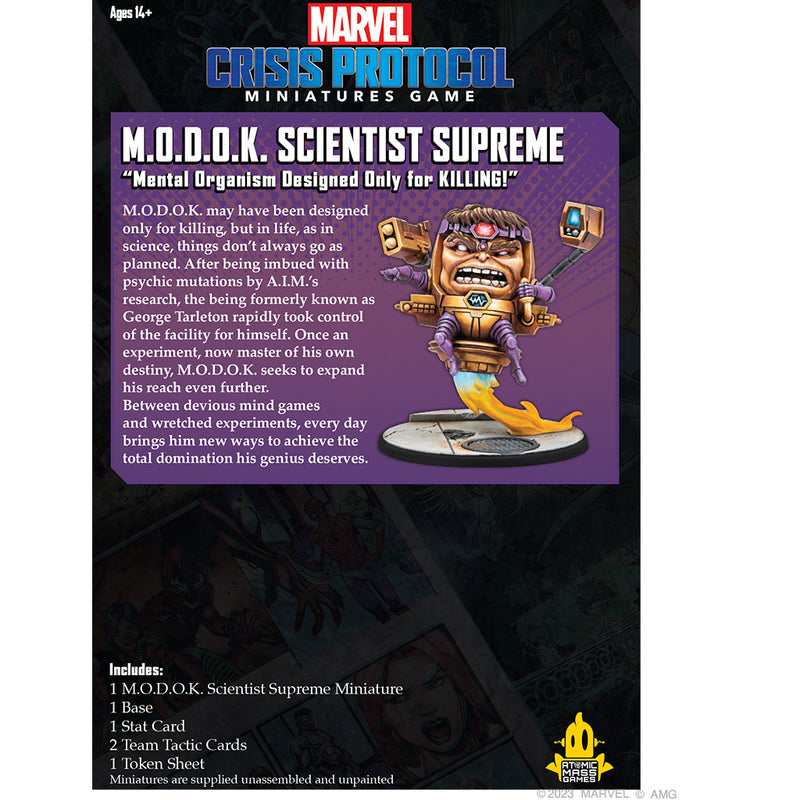Marvel Crisis Protocol: MODOK Scientist Supreme-Unit-Ashdown Gaming