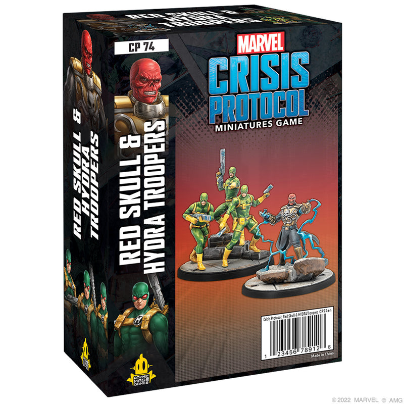 Marvel Crisis Protocol - Red Skull and Hydra Troopers-Ashdown Gaming