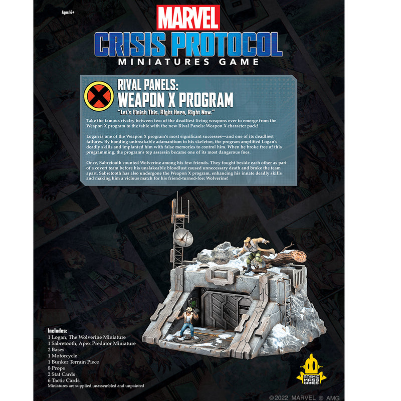 Marvel Crisis Protocol: Weapon X Program-Boxed Set-Ashdown Gaming