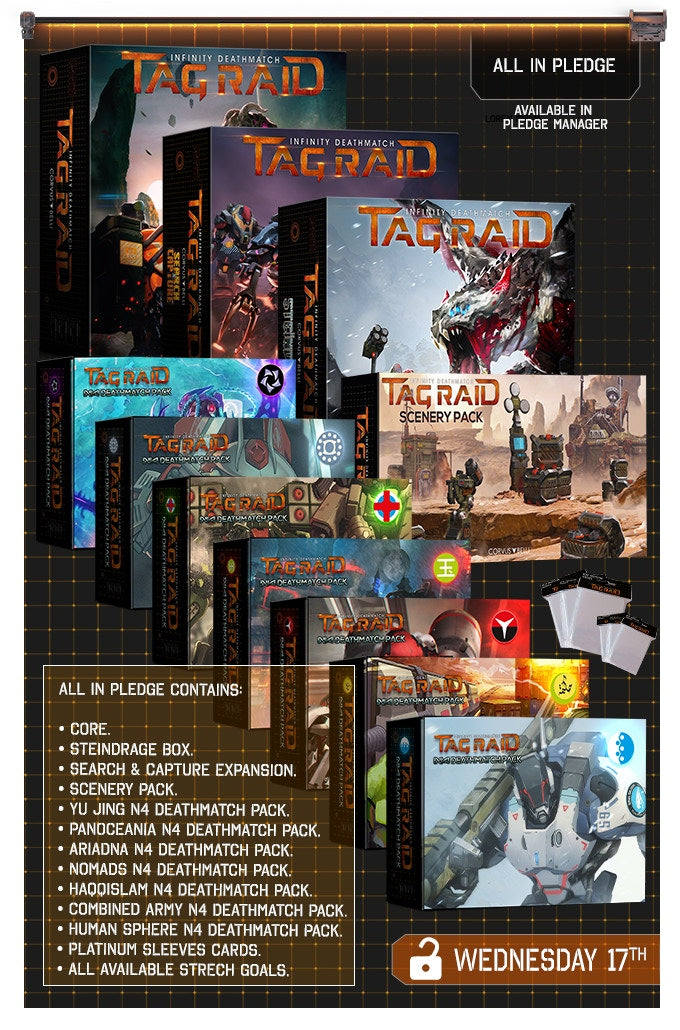 Infinity: TAG Raid - All In Kickstarter Edition-Ashdown Gaming