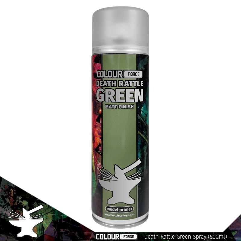 Colour Forge Spray - Death Rattle Green-Paint-Ashdown Gaming