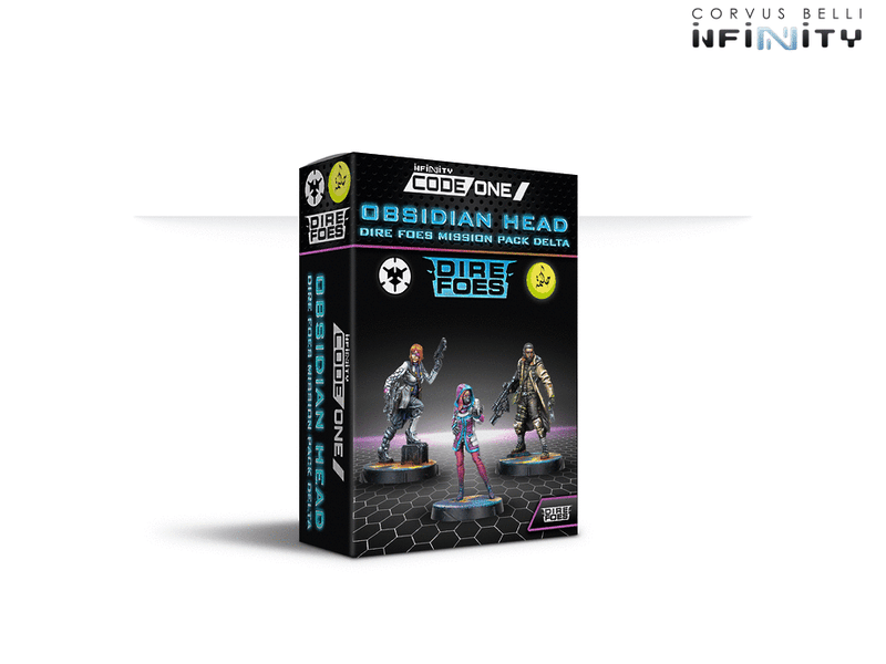 Infinity CodeOne: Dire Foes Delta - Obsidian Head-Boxed Set-Ashdown Gaming
