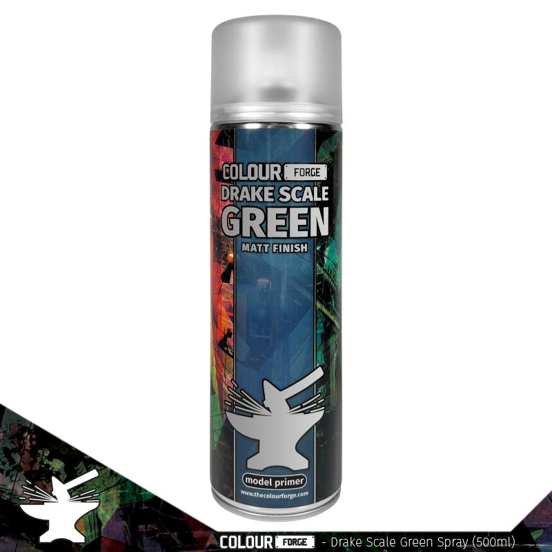 Colour Forge Spray - Drake Scale Green-Paint-Ashdown Gaming