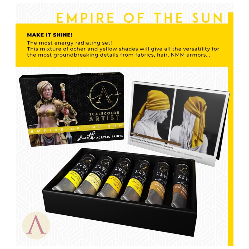 Scalecolor - Artist Range: Empire of the Sun Paint Set-Art & Craft Paint-Ashdown Gaming