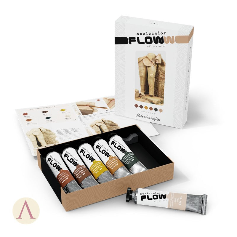 Scalecolor Floww - Scenery Paint Set-Art & Craft Paint-Ashdown Gaming