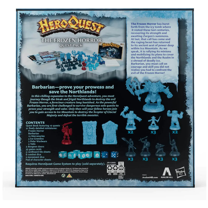 HeroQuest - Frozen Horror Expansion-Board Games-Ashdown Gaming
