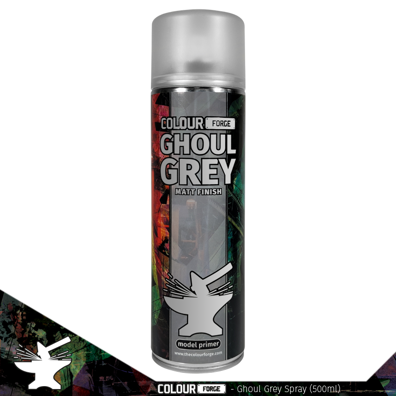 Colour Forge Spray - Ghoul Grey-Paint-Ashdown Gaming