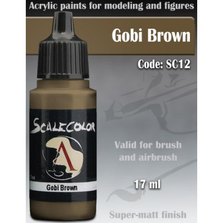 Scalecolor - Gobi Brown-Art & Craft Paint-Ashdown Gaming