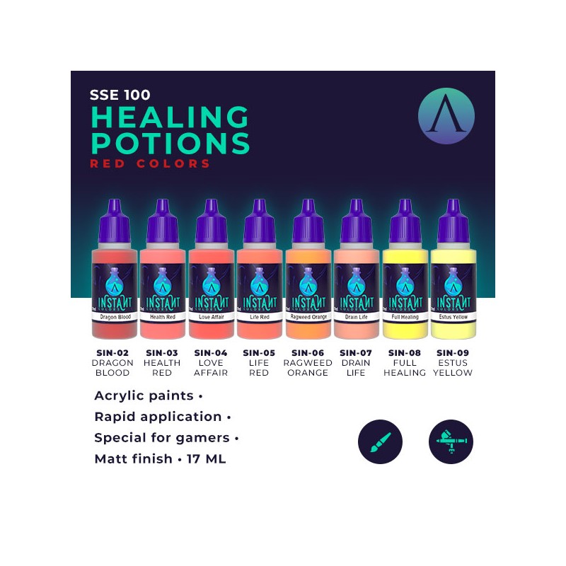 Scalecolor - Instant color: Healing Potions Paint Set-Art & Craft Paint-Ashdown Gaming