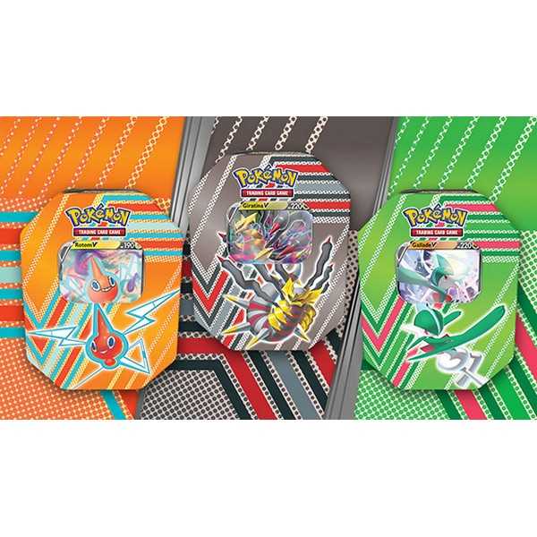 Pokemon TCG: Hidden Potential Tins - Gallade V/Giratina V/Rotom V-Ashdown Gaming