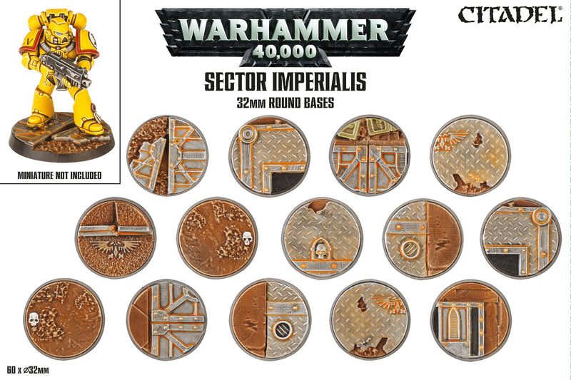 Sector Imperialis - 32mm Round Bases-Ashdown Gaming
