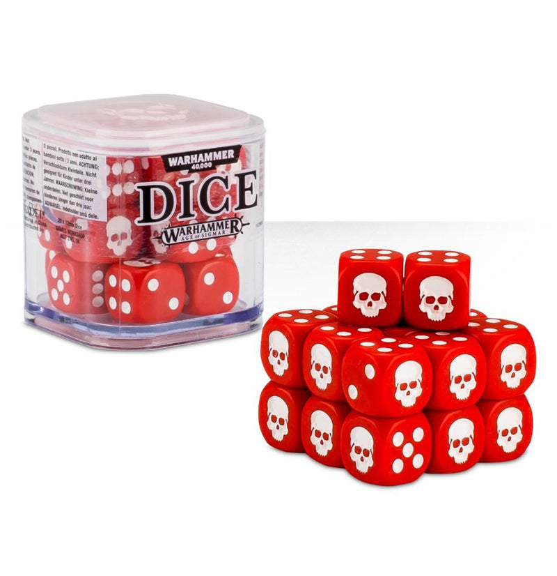 Dice Cube - Red-Dice-Ashdown Gaming