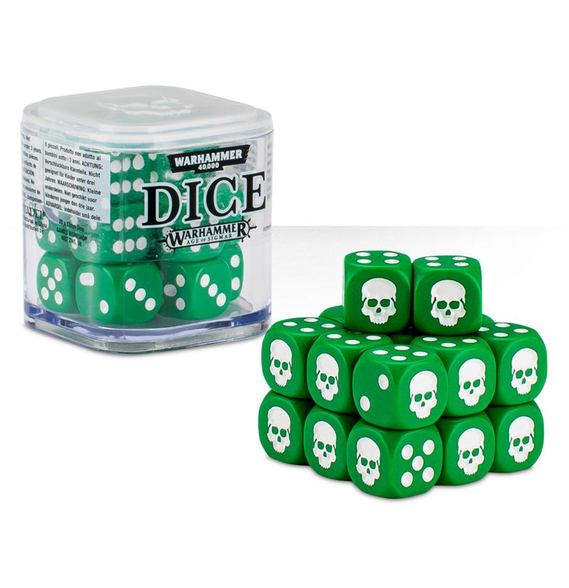 Dice Cube - Green-Dice-Ashdown Gaming