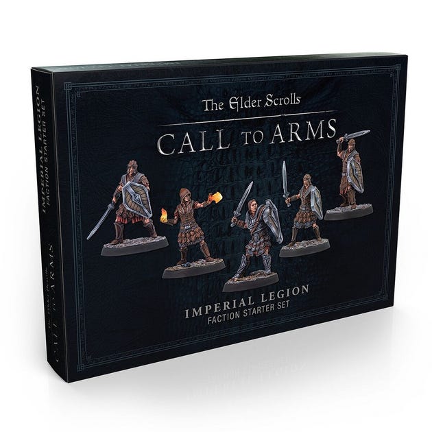 The Elder Scrolls: Call to arms: Imperial Legion Starter Set - Resin-Boxed Set-Ashdown Gaming