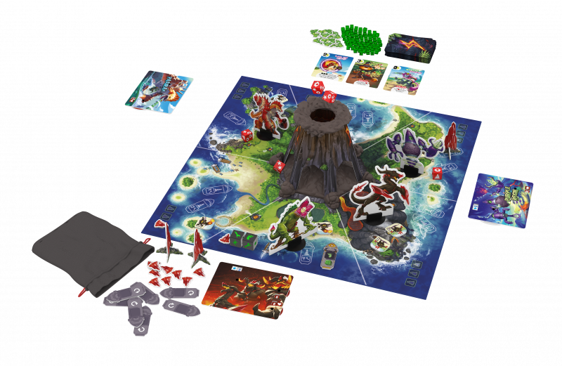 King of Monster Island-Board Game-Ashdown Gaming