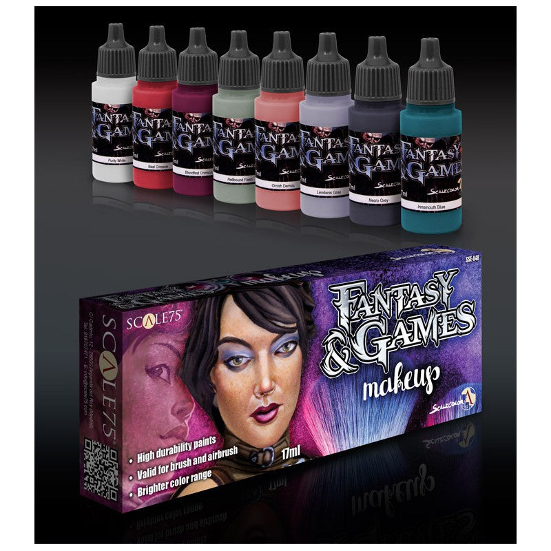 Scalecolor - Fantasy & Games: Makeup Paint Set-Art & Craft Paint-Ashdown Gaming