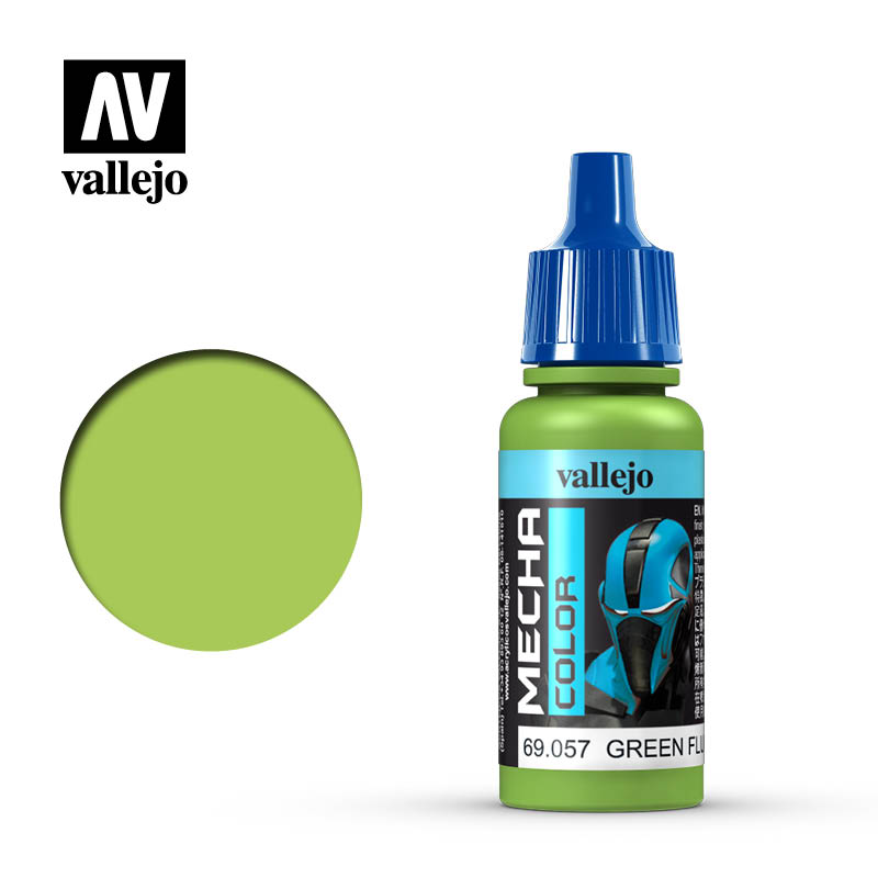 Vallejo Mecha Color: Green Fluorescent-Paint-Ashdown Gaming