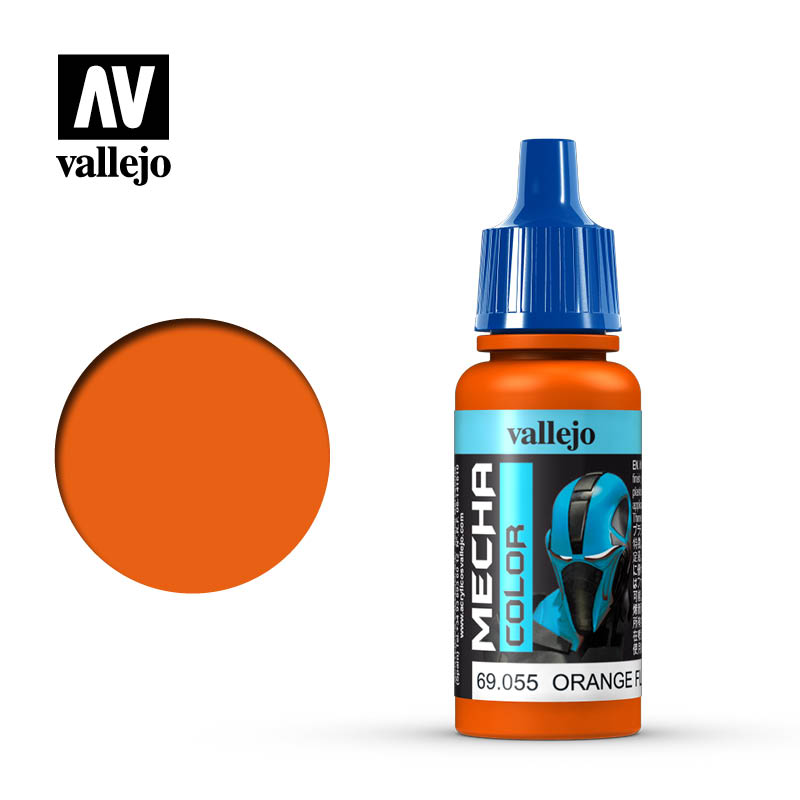 Vallejo Mecha Color: Orange Fluorescent-Paint-Ashdown Gaming