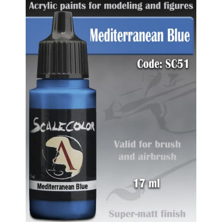 Scalecolor - Mediterranean Blue-Art & Craft Paint-Ashdown Gaming