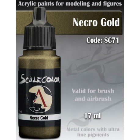 Scalecolor - Necro Gold-Art & Craft Paint-Ashdown Gaming