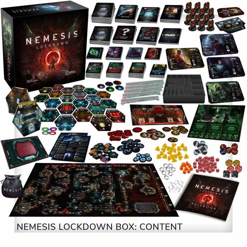 Nemesis Lockdown-Board Game-Ashdown Gaming