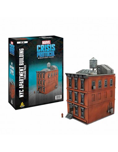 Marvel Crisis Protocol: NYC Apartment Building Terrain Pack-Ashdown Gaming