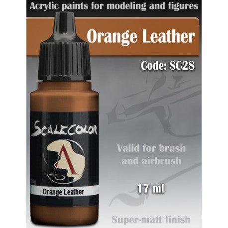 Scalecolor - Orange Leather-Art & Craft Paint-Ashdown Gaming