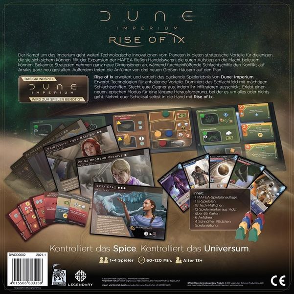 Dune Imperium: Rise of Ix Expansion-Board Games-Ashdown Gaming